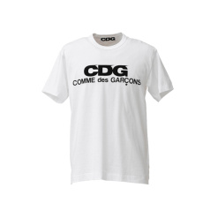 꼼데가르송 반팔티 cdg 로고 남녀공용 면100 티셔츠 일본매장 화이트xxl