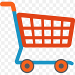 png clipart shopping cart icon shopping cart blue orange thumbnail